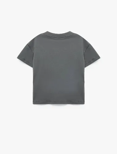 Resim Koton Erkek Bebek T-shirt 6SMB10188TK