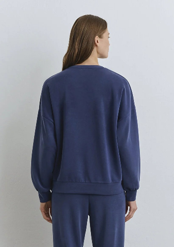 Resim Mavi Oversize Kadın Sweat M168837-70491