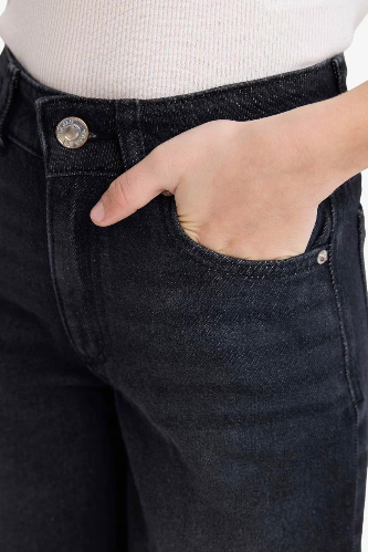 Resim Defacto Kız Çocuk Jean Pantolon G4647A8/NM36