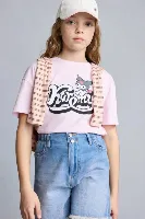 Resim Defacto Kız Çocuk T-shirt H3475A8/PN180
