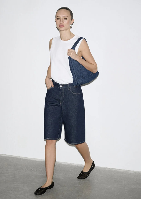 Resim Mavi Zasha Kadın Kot&Kanvas Şort M1411233-A1593