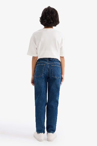 Resim Defacto Erkek Çocuk Jean Pantolon F8430A8/NM34