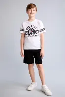 Resim Defacto Erkek Çocuk T-shirt H8321A8/WT34