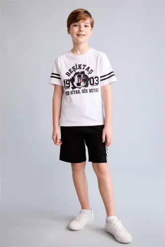 Resim Defacto Erkek Çocuk T-shirt H8321A8/WT34