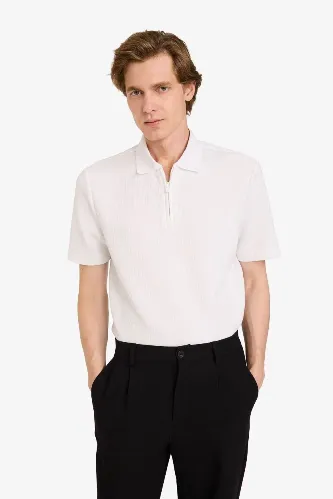Resim Defacto Erkek T-shirt D7227AX/WT32