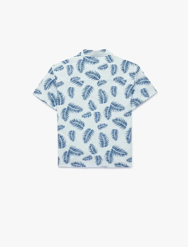 Resim Koton Erkek Çocuk Kısa Kol Gömlek 6SKB60042TW