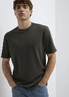 Resim Mavi Erkek T-shirt M0613102-71553