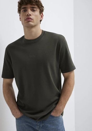 Resim Mavi Erkek T-shirt M0613102-71553