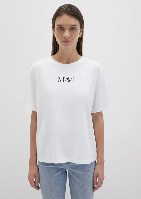 Resim Mavi Mavı Logo Kadın T-Shirt M1611594-620