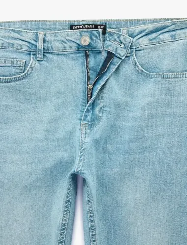 Resim Koton Erkek Jean Pantolon 7WAM40085ND