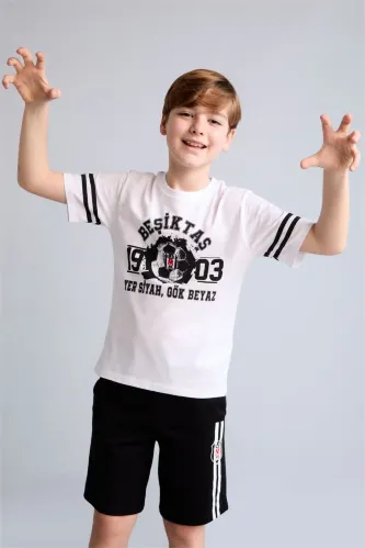 Resim Defacto Erkek Çocuk T-shirt H8321A8/WT34