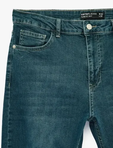 Resim Koton Erkek Jean Pantolon 7WAM40085ND