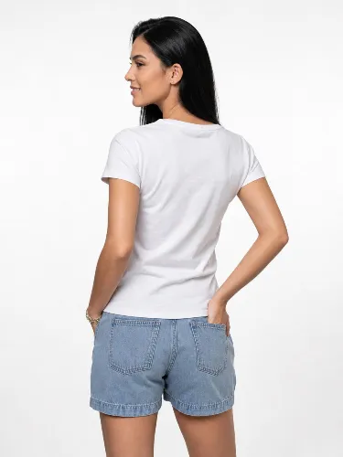 Resim Loft Kadın Kısa Kol T-shirt LF2042601