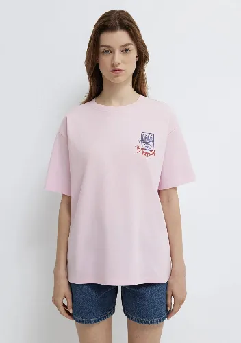 Resim Mavi Kadın T-shirt M1613926-89200