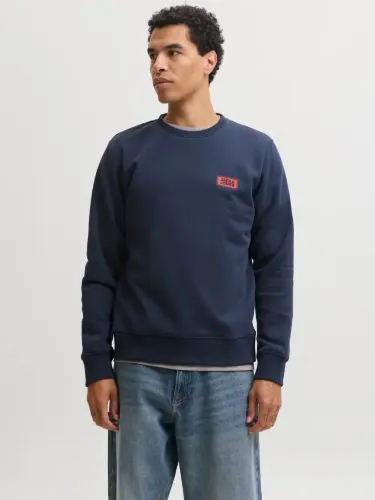 Resim Jack & Jones Jjrush Sweat Crew Neck Erkek Sweat 12298426