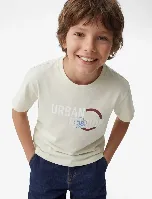 Resim Koton Erkek Çocuk T-shirt 6SKB10556TK