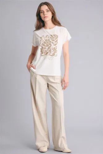 Resim Defacto Kadın T-shirt G8804AX/ER105