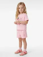 Resim Koton Kız Bebek Şort 6SMG40064AK