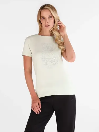 Resim Guess Athleisure  Kadın  T-shirt V6GI12K3325-A89J Romy Ss Cn T-Shırt