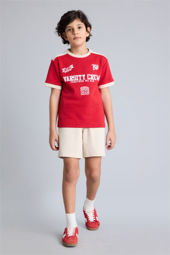 Resim Defacto Erkek Çocuk Şort Takım H0335A8/RD346