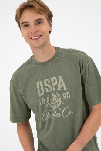 Resim U.S. Polo Assn. Erkek T-Shirt 2106782 D-Flamy