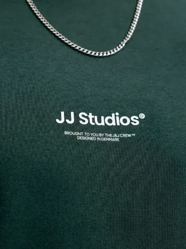 Resim Jack & Jones Jjesoho Sweat Crew Neck Noos Erkek Sweat 12278791