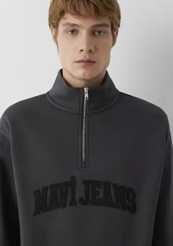 Resim Mavi Erkek Sweat M0S20113-91405