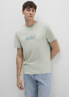Resim Mavi Erkek T-shirt M0612896-83995