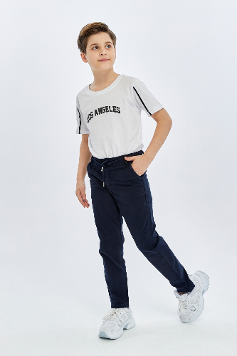 Resim Yenikoza Erkek Çocuk Kanvas Pantolon