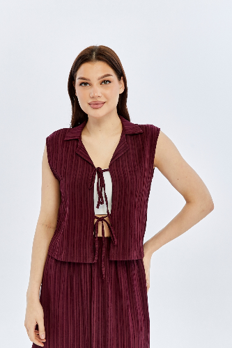 Resim Viole&More Kadın Etek Takım Kolsuz Bağlamalı