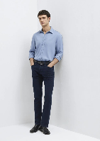 Resim Mavi Marcus Erkek Jean Pantolon M00351A2971