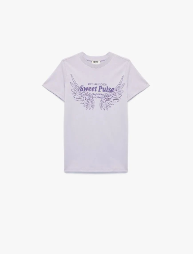 Resim Koton Kız Çocuk T-shirt 6SKG10300AK