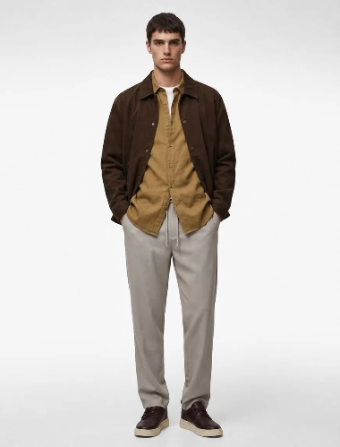 Resim Koton Erkek Kanvas Pantolon 6SAM40005HW