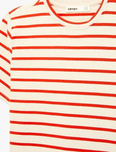 Resim Koton Kadın T-shirt 6SAK50268EK