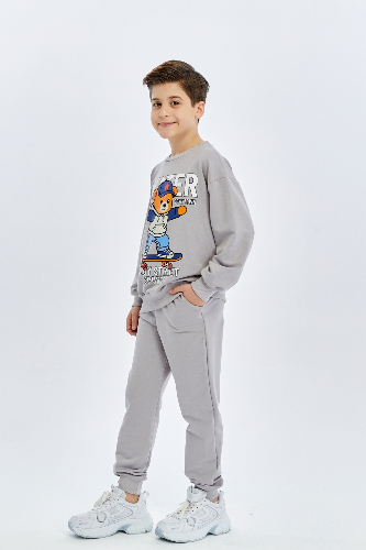 Resim Yenikoza Erkek Çocuk Sweat Takım