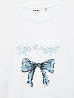 Resim Koton Kadın T-shirt 6SAK50062EK