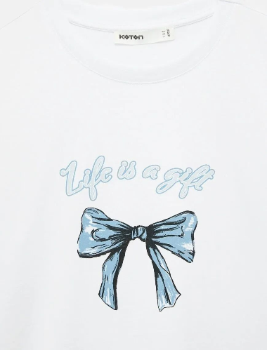 Resim Koton Kadın T-shirt 6SAK50062EK