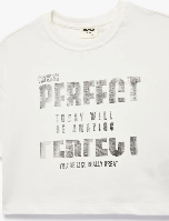 Resim Koton Kız Çocuk T-shirt 6SKG10164AK