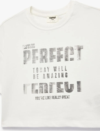 Resim Koton Kız Çocuk T-shirt 6SKG10164AK