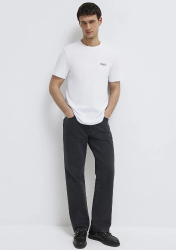 Resim Mavi Erkek T-shirt M0610360-620