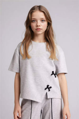 Resim Defacto Kız Çocuk T-shirt Takım G7873A8/GR28