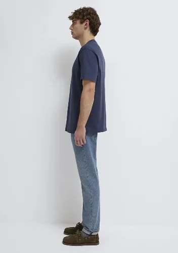 Resim Mavi Erkek T-shirt M0613102-85315