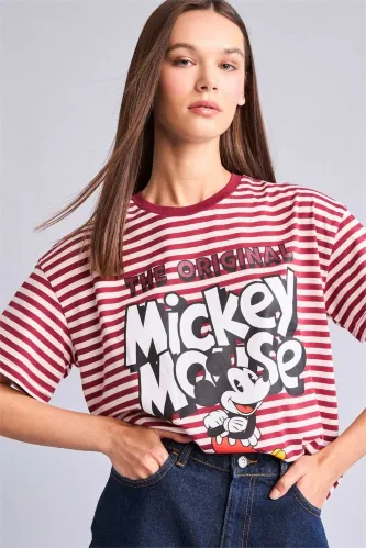 Resim Defacto Kadın T-shirt H6816AX/BR285