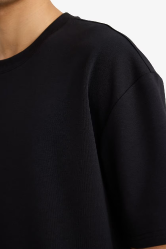 Resim Defacto Erkek T-shirt X3926AZ/BK81