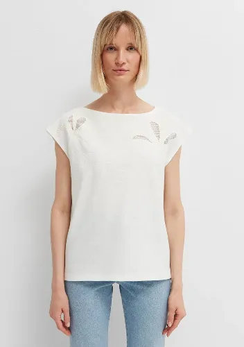 Resim Mavi Kadın T-shirt M1613946-70057