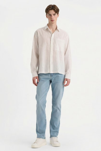 Resim Defacto Erkek  Uzun Kol Gömlek F8609AX/ER105