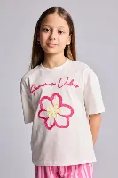Resim Defacto Kız Çocuk T-shirt H6155A8/ER98