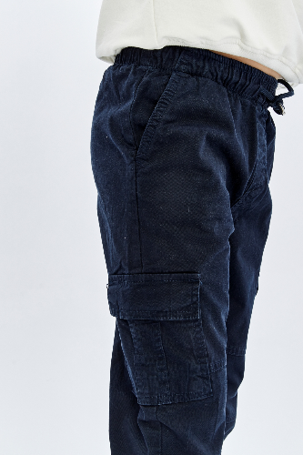 Resim Yenikoza Erkek Çocuk Kanvas Pantolon