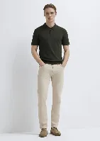 Resim Mavi Marcus Erkek Kanvas Pantolon M00351A2795