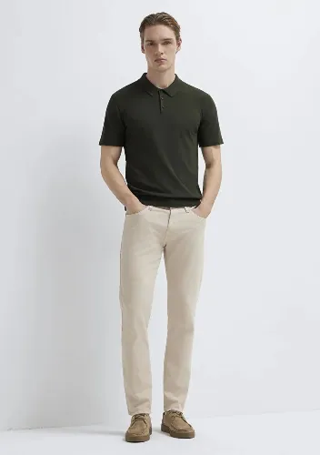 Resim Mavi Marcus Erkek Kanvas Pantolon M00351A2795